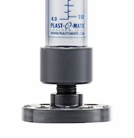 100 Milliliter (mL) Flanged Polyvinyl Chloride (PVC) Ultraviolet (UV) Resistant Calibration Column - 3