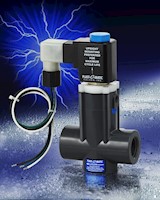 1/4 Inch (in) National Pipe Thread (NPT) Polyvinyl Chloride (PVC) Solenoid Valve with Fluorocarbon (FKM) Seal (EASYMT2V12W24-120/60-PV) - 2