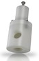 1/4 Inch (in) National Pipe Thread (NPT) Polypropylene (PP) Relief/Bypass/Back Pressure Valve with Fluorocarbon (FKM) Seal